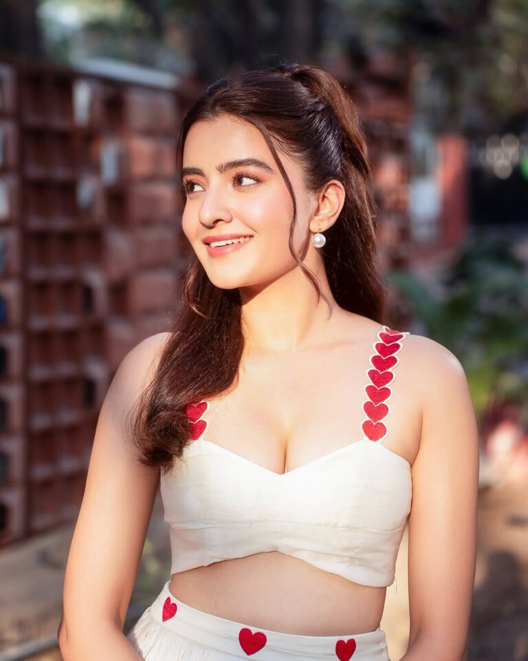 Rukshar Dhillon Turns Heads in Sleeveless Blouse and Ghagra