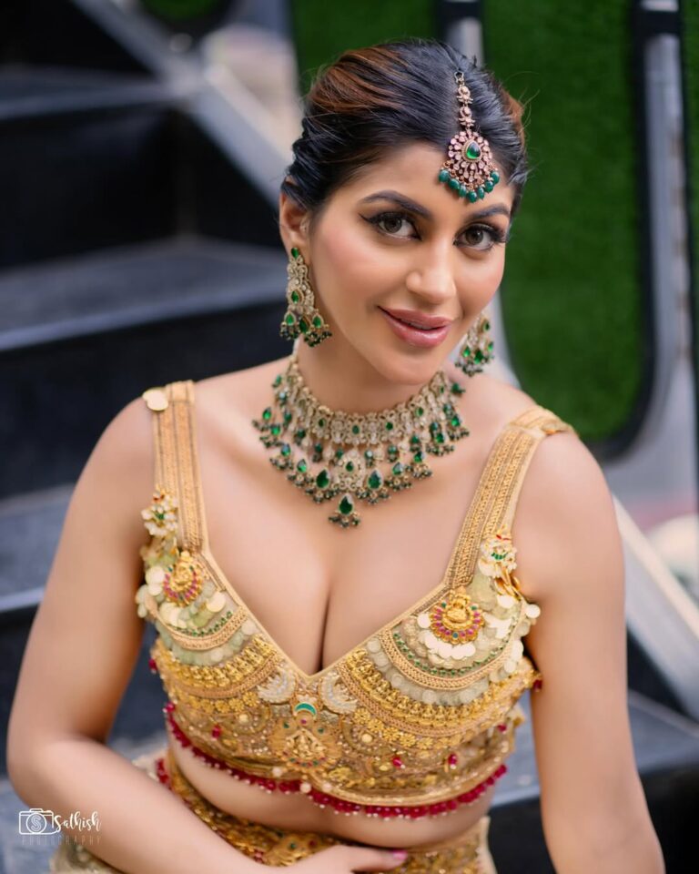 Yashika Aannand's New Look is a Blend of Culture and Glam